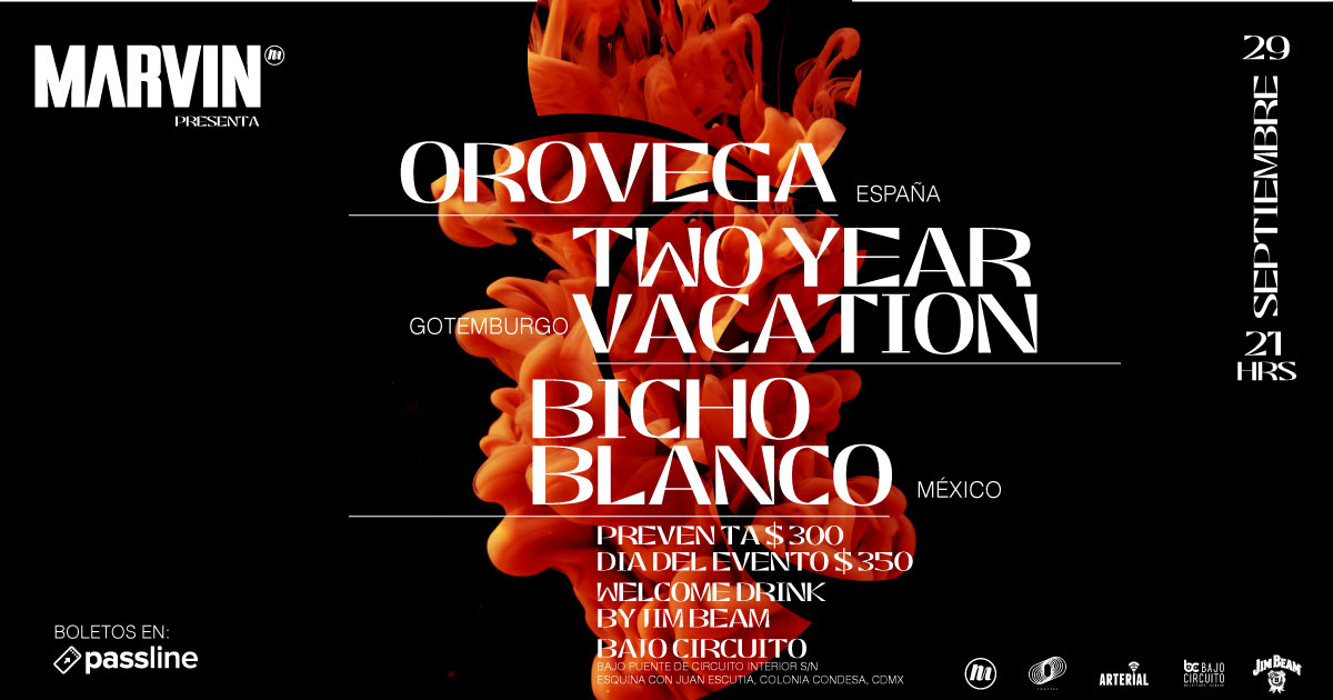 Bicho Blanco, Orovega y Two Year Vacation en el Bajo Circuito